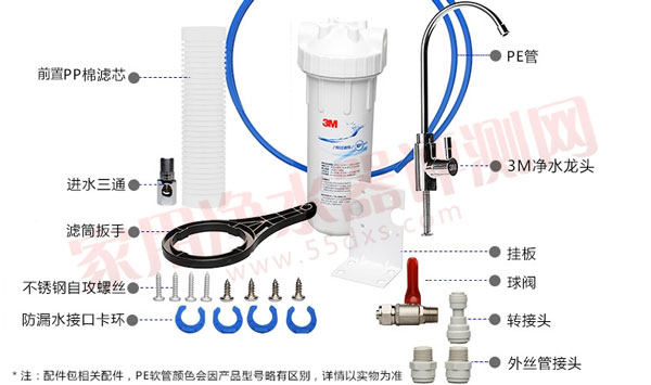 3M净水器DWS2000-CN配件详情